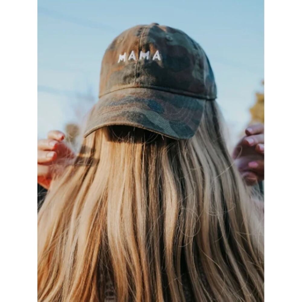 Women's Friday + Saturday F+S Mama Camoflage Camo Hat Ball Cap